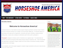 Tablet Screenshot of horseshoeamerica.com